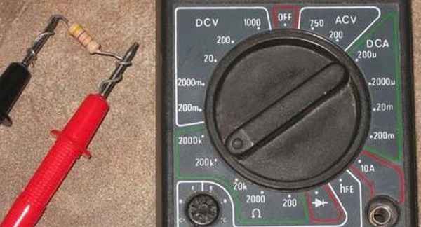 Проверка резисторов мультиметром